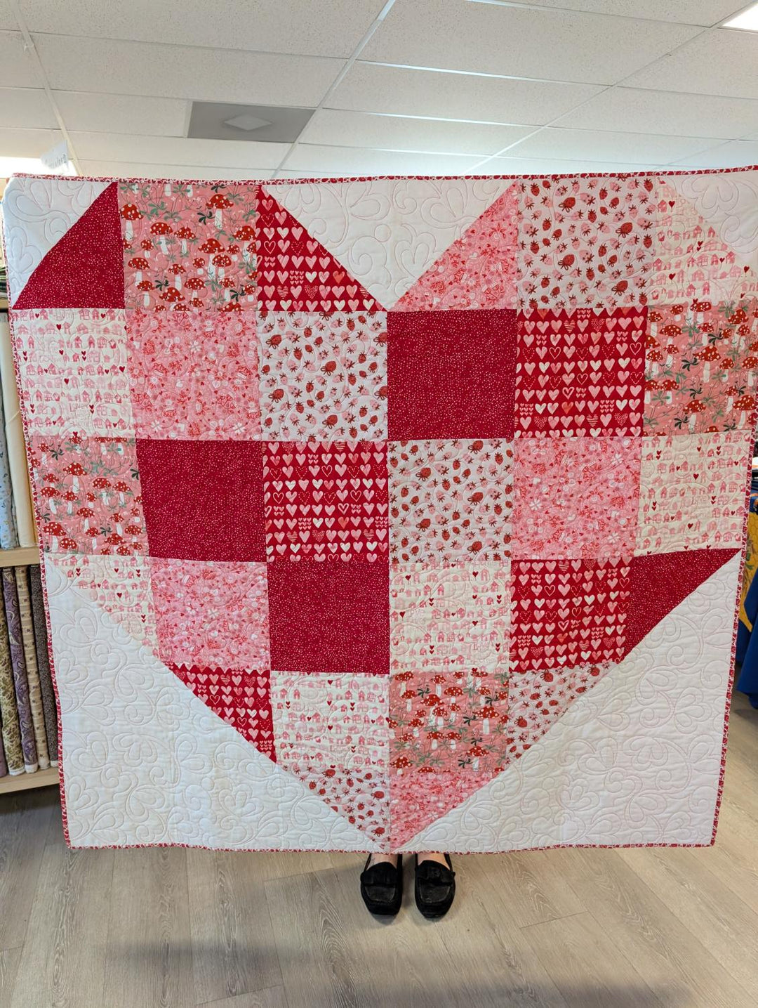 Valentine Heart Quilt - Store Sample Sale