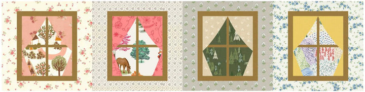 View From My Window - Row By Row 2025 KIT - The Great Outdoors