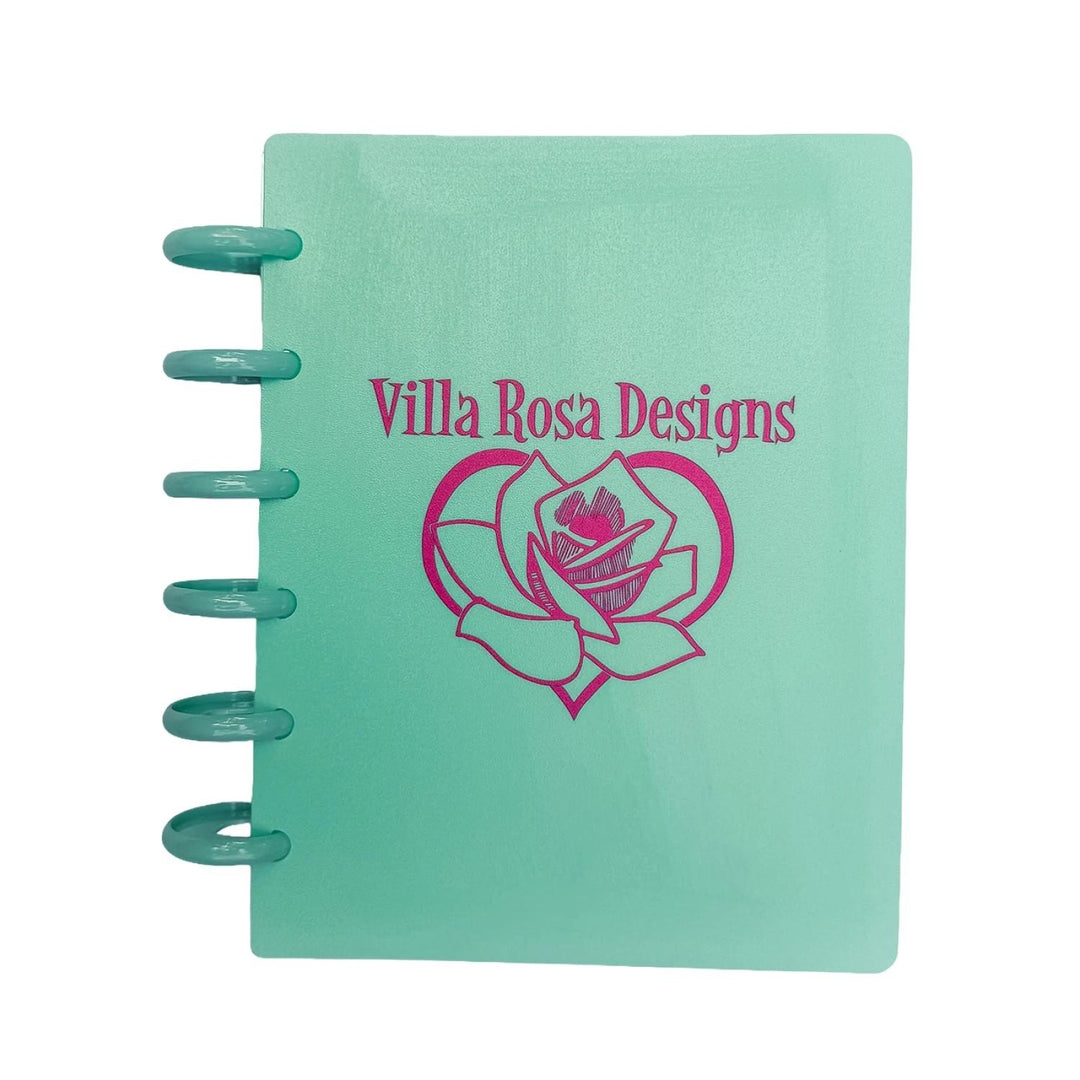 Villa Rosa Designs Pattern Card Discbound Storage Binder - Teal