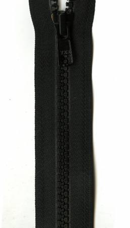 Vislon 1-Way Separating Zipper 28in Black # VSP28-580