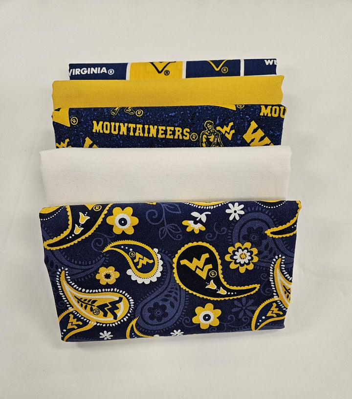 WV Blue, Gold and White 5 FQ Bunclle