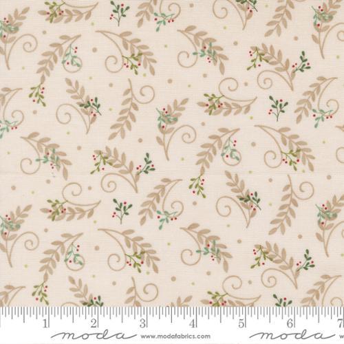 When Snow Falls - Tossed Greenery in Snowy White 56175 11 Moda