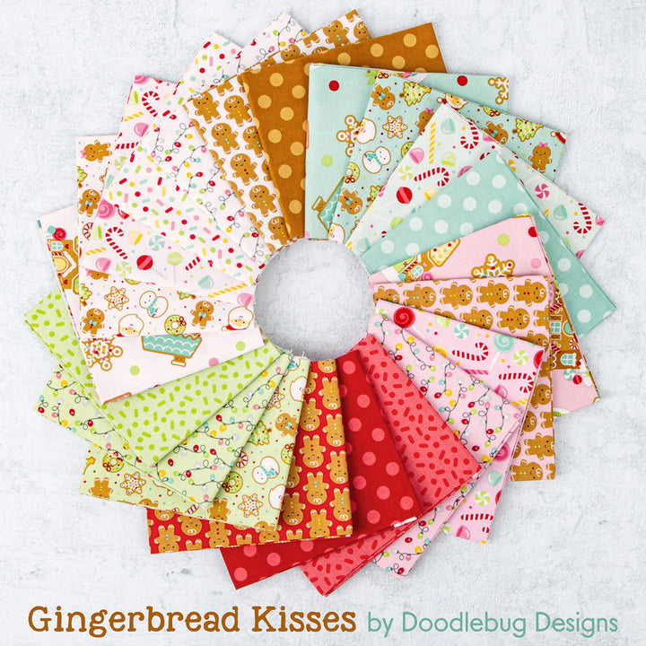 Gingerbread Kisses 5" Square Pack