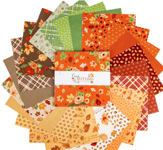 Cozy Autumn Jelly Roll - Beverly McCullough for Riley Blake