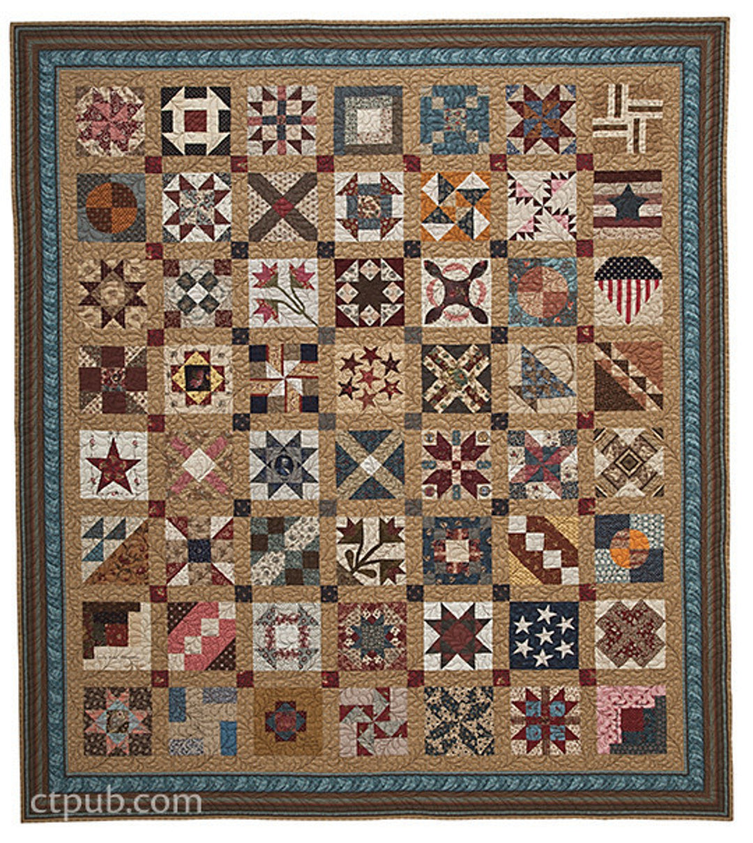 Civil War Sampler by Barbara Brackman - 50 Quilt Blocks with Stories from History
