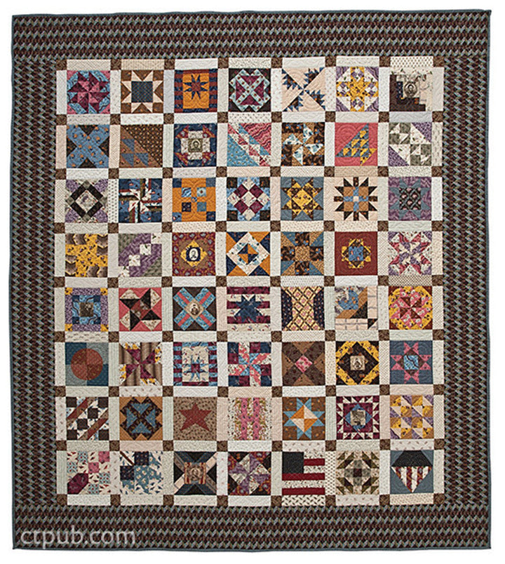Civil War Sampler by Barbara Brackman - 50 Quilt Blocks with Stories from History