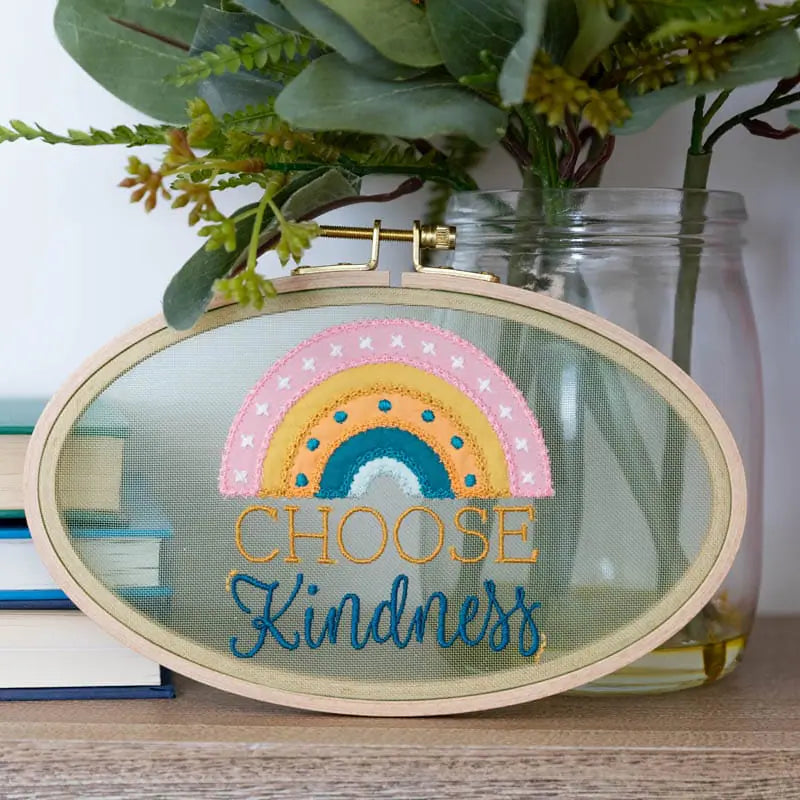 Kimberbell Beechwood Oval Hoops - Set of 2