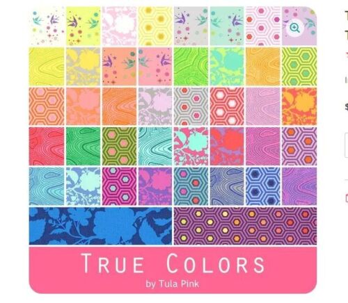Free Spirit Tula Pink's True Colors 42 Piece Design Roll - Jelly Roll