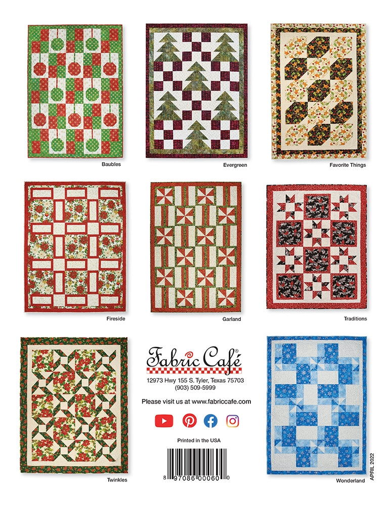 Make it Christmas 3 Yard Quilts FC 032241 Fabric Cafe#1