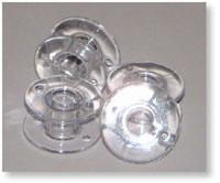 10 Clear Brother Bobbins - The Sewing Gallery