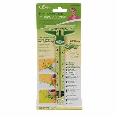 5-in-1 Sliding Gauge - The Sewing Gallery