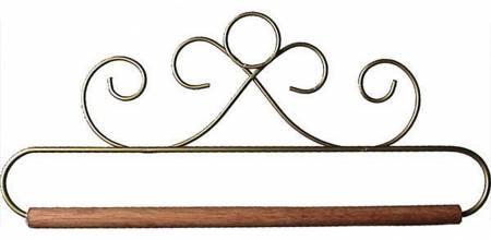 8in Gold French Curl Hanger # 87507