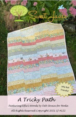 A Tricky Path Jelly Roll Quilt Pattern