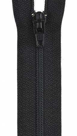 All-Purpose Polyester Coil Zipper 9in Black # F7209-BLK