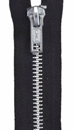 Aluminum Separating Fashion Zipper 24in Black - The Sewing Gallery