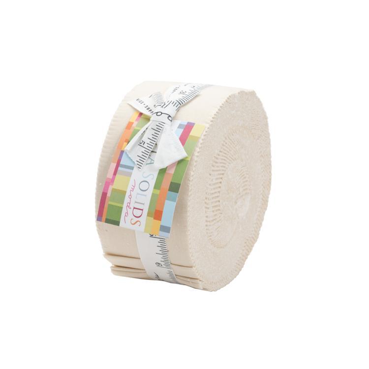 Bella Solids Jelly Roll in Natura