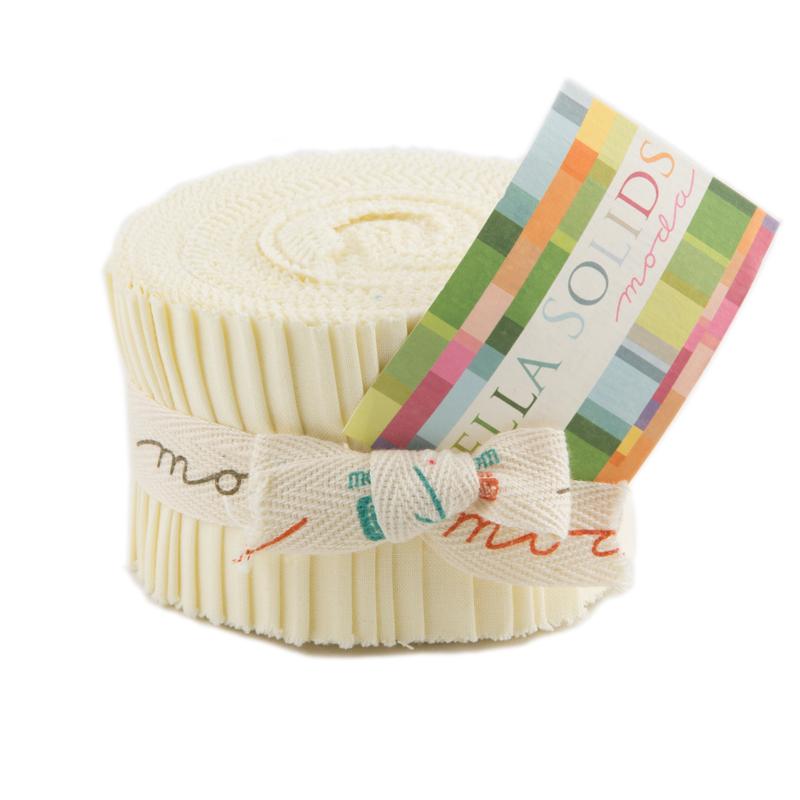 Bella Solids Snow JRJelly Roll