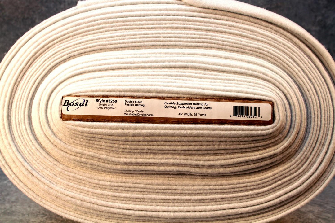 Bosal Duet 3250 Double-sided Fusible Poly Batting WHITE