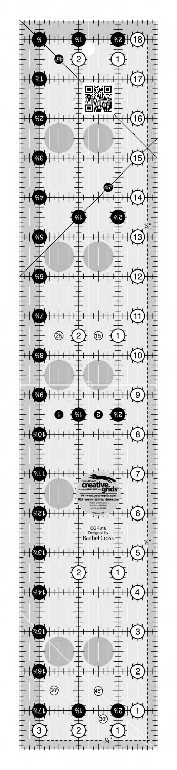 CGR Ruler 3 1/2 x 18 1/2 - The Sewing Gallery