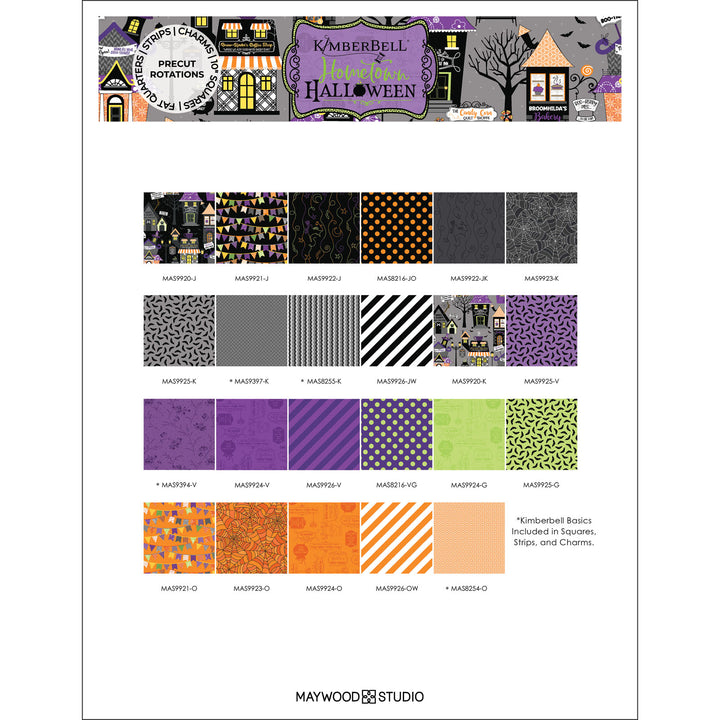 2-1/2in Strips Hometown Halloween, 40pcs/bundle # ST-MASHTH