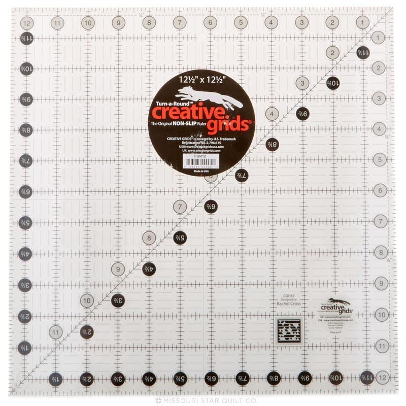 Creative Grid Ruler 12.5x12.5 – The Sewing Gallery