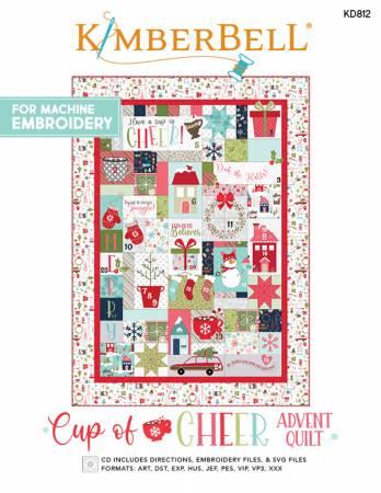 Cup of Cheer Advent Quilt Embroidery CD