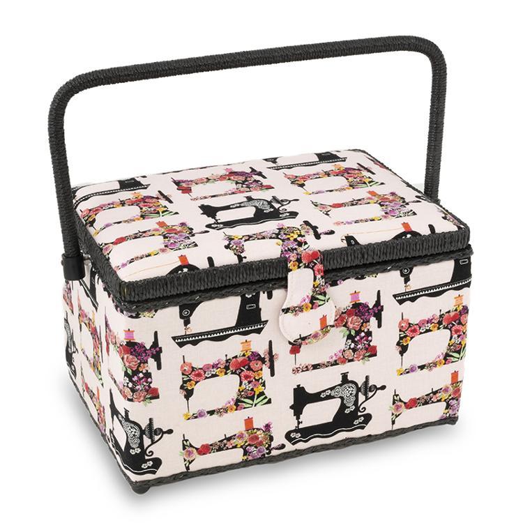 Dritz Sewing Basket in Pink Sewing Machines
