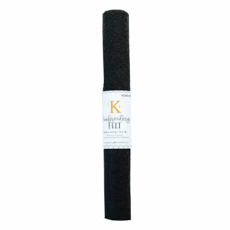 Embroidery Felt - Black Licorice - The Sewing Gallery