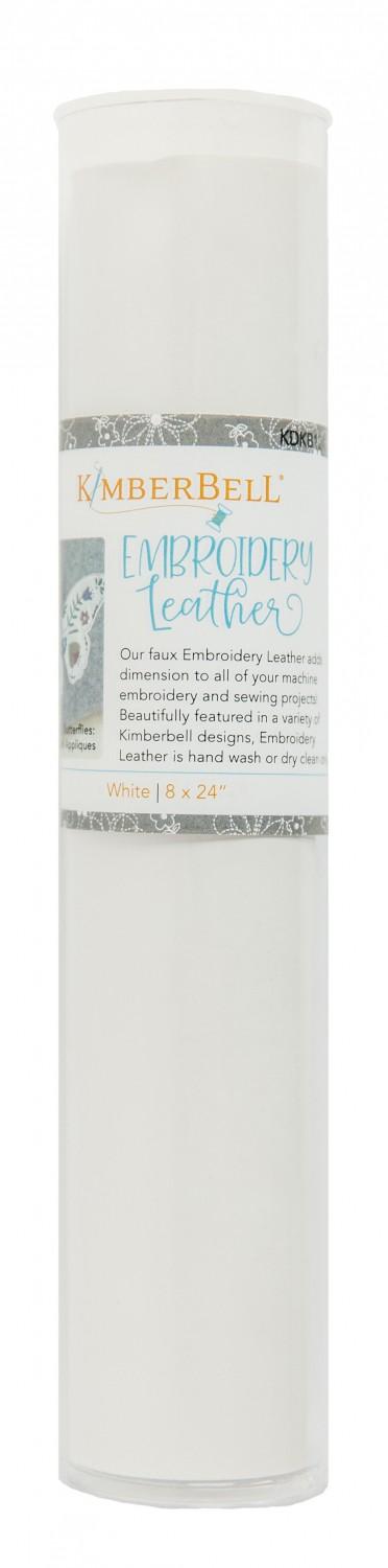 Embroidery Leather White - The Sewing Gallery