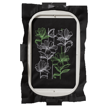 Extra Large Embroidery Hoop - 8" x 12" - SA447 Hoop Works for Brother - The Sewing Gallery