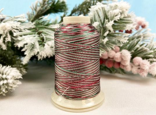 Floriani Varigated Embroidery Thread Camo VXMS Christmas