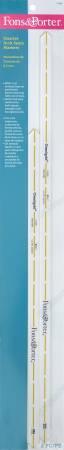 Fons & Porter - Quarter Inch Seam Markers 14in & 18in - The Sewing Gallery