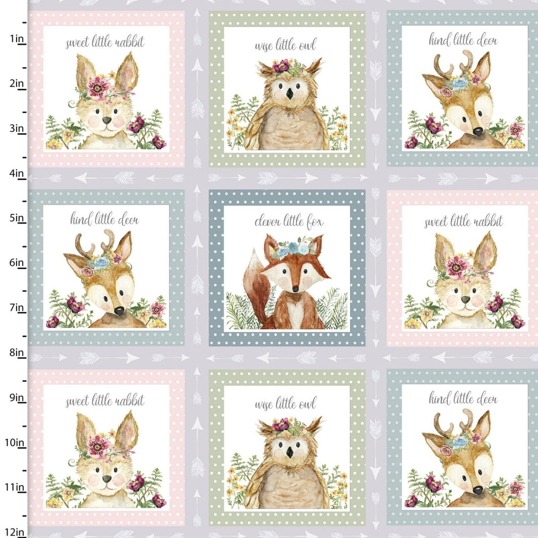 Forest Friends Patches Pink/Blue
