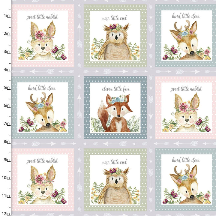 Forest Friends Patches Pink/Blue