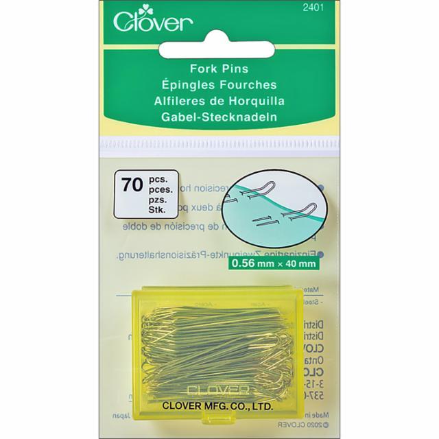Fork Pins 70ct 2401 Clover - The Sewing Gallery