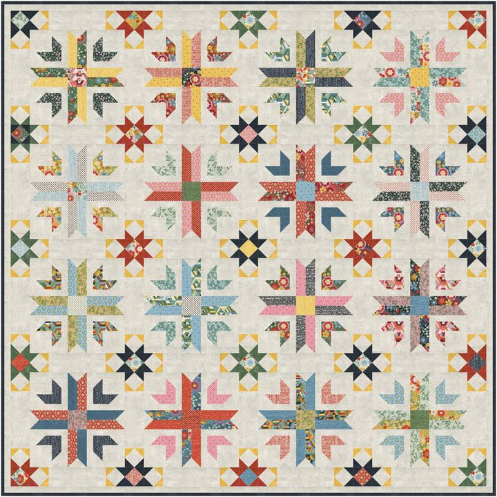 Frankie Quilt Kit by Basic Grey - 77 x 77 inches