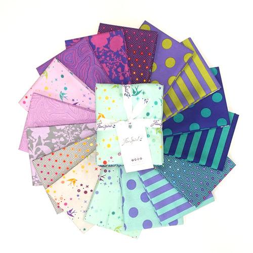 Free Spirit Tula Pink True Colors Peacock 16 Piece Fat Quarter Bundle