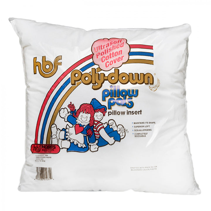 Polished Cotton Pillow Inserts 18in x 18in