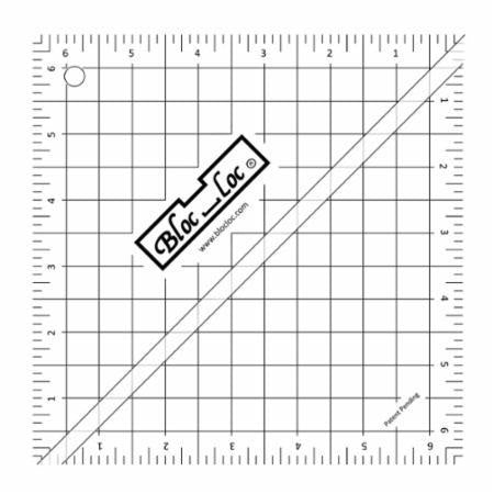 Half Square Triangle Ruler 6 1/2