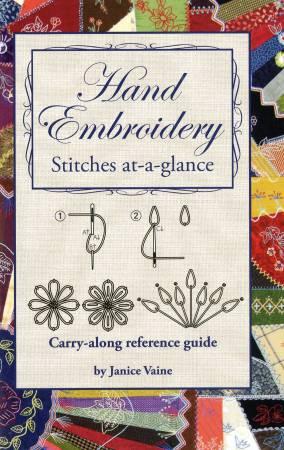 Hand Embroidery Stitches at-a-glance - Softcover - The Sewing Gallery