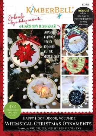 Happy Hoop V1 Whimsical Christmas - The Sewing Gallery