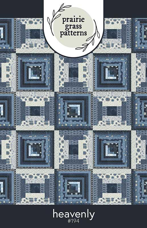 Heavenly Quilt Pattern by Prairie Grass Patterns - Log Cabin