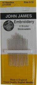 John James Hand Embroidery Needles