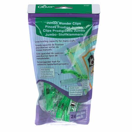 Jumbo Wonder Clips 24ct - The Sewing Gallery