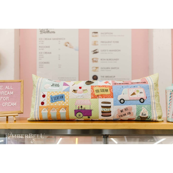 Bench Pillow Kit Two Scoops, fabric for top, borders & backing. # KIT-MASTSPBP