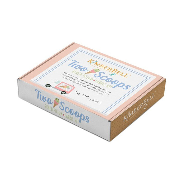 Bench Pillow Kit Two Scoops, fabric for top, borders & backing. # KIT-MASTSPBP