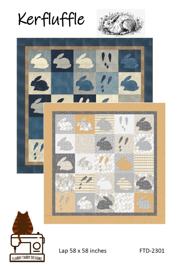 Kerfluffle Quilt Pattern by Flabby Tabby Designs