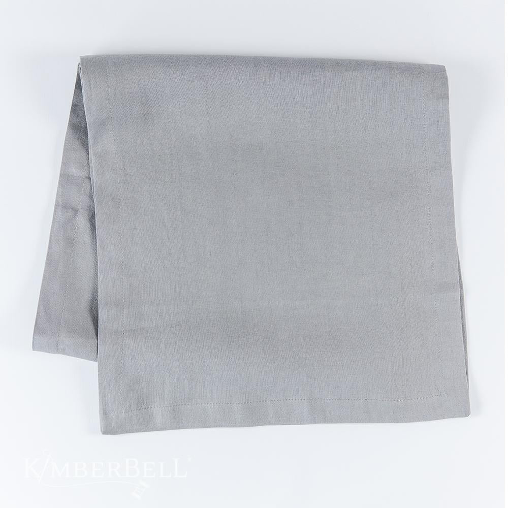 Kimberbell Linen Table Runner in Cool Grey - Harvest Table