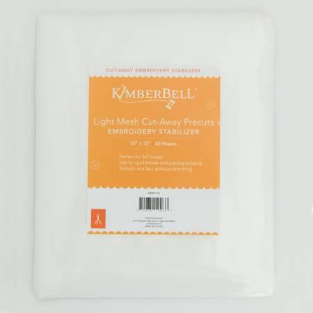 Light Mesh Cut-away Precuts 12in x 10in 40pk - The Sewing Gallery