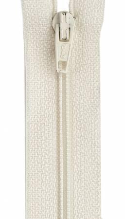 Lightweight Polyester Coil 1-Way Separating Zipper 7in Natural - The Sewing Gallery